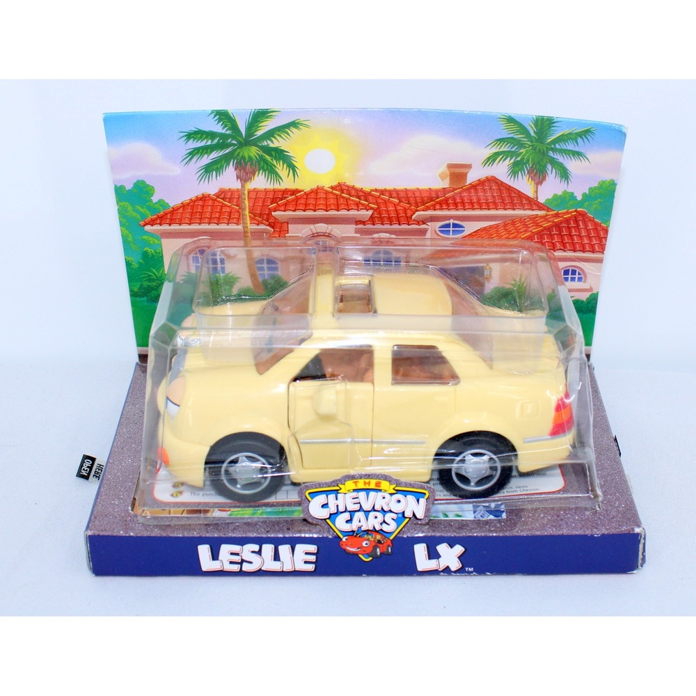 Chevron Cars Leslie LX Toy Car In Box New Collectible Techron
